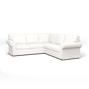 Bemz IKEA - Hoes voor 4-zitshoekbank Ektorp, Soft White, Linnen