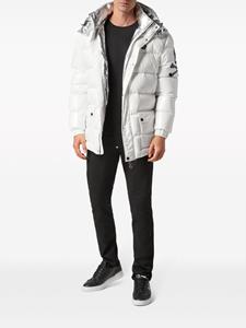 Philipp Plein Gewatteerde jas - Wit