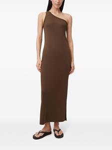 12 STOREEZ one-shoulder lyocell long dress - Bruin