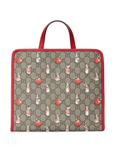 Gucci Kids x Peter Rabbit™ GG Supreme canvas tote bag - Bruin