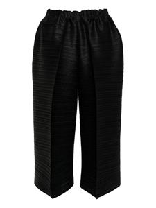 Pleats Please Issey Miyake Thicker Bounce cropped trousers - Zwart