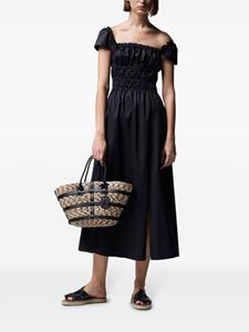 Altuzarra Lily square-neck dress - Zwart