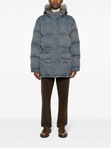 Ralph Lauren RRL Arden quilted hooded coat - Blauw