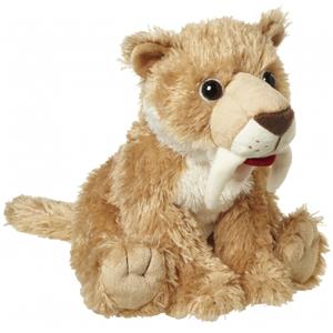 Nature Planet Knuffel Sabeltand tijger 24 cm -