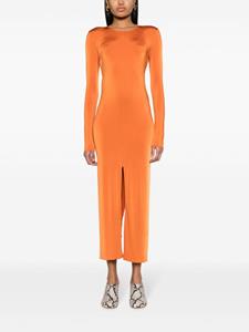 Marni Midi-jurk met lange mouwen - Oranje