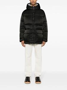 Armani Exchange hooded puffer coat - Zwart