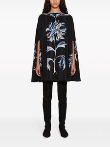 PUCCI Dalia-print silk kaftan dress - Zwart