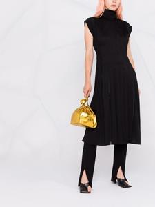 Ferragamo Geplooide jurk - Zwart