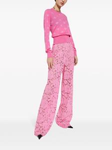Dolce & Gabbana Broek met wijde pijpen - Roze