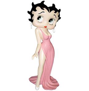 Fiftiesstore Betty Boop Beeld Roze Jurk 94 cm