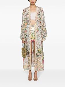 Camilla Renaissance Romance-print silk chiffon kimono - Veelkleurig