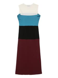 Tory Burch colour-block sleeveless dress - Beige