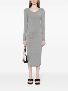 James Perse shoreline ruched dress - Grijs