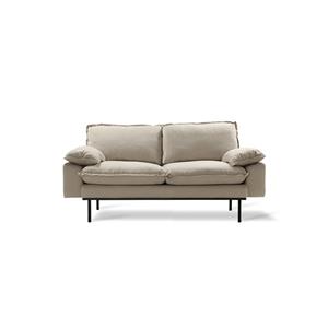 HKliving-collectie Retro sofa 2-zits bank cosy beige