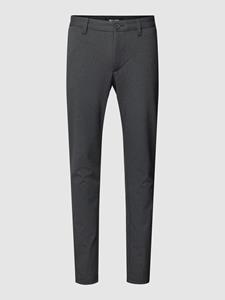 Only & Sons Slim tapered fit broek met paspelzakken aan de achterkant, model 'MARK'