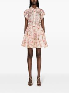 ZIMMERMANN Matchmaker Flip floral-print dress - Roze