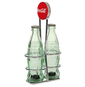 Fiftiesstore Coca-Cola Flesjes Zout en Peper Glas