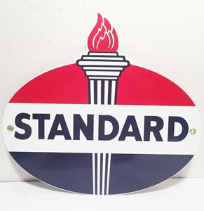 Fiftiesstore Standard Oil Emaille Bord