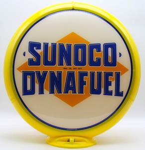 Fiftiesstore Sunoco Dynafuel Benzinepomp Bol - Glazen Lenzen