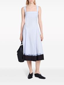 Proenza Schouler White Label Edie tie-dye poplin dress - Blauw