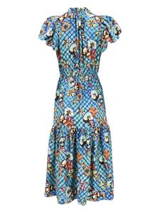 Ulla Johnson Scarlett floral-print dress - Blauw