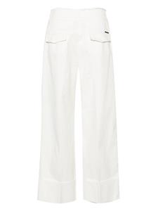 Peserico wide-leg cropped trousers - Wit