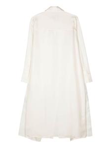 Róhe layered silk dress - Beige