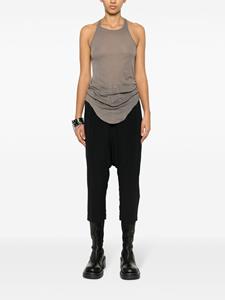 Rick Owens crepe cropped trousers - Zwart