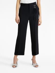 Cinq A Sept Dale crepe cropped trousers - Zwart