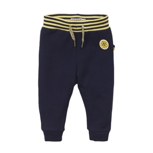 Dirkje Baby meisjes joggingbroek lemon navy yellow