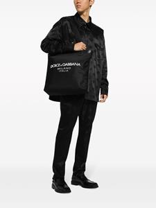 Dolce & Gabbana Shopper met logoprint - Zwart