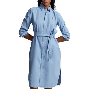 Polo Ralph Lauren Hemdkleid aus Baumwolloxford mit Gürtel - Blue - UK 6