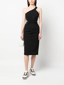 Karl Lagerfeld Asymmetrische jurk - Zwart