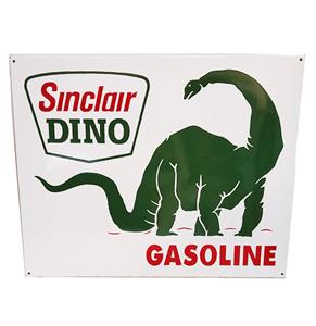 Fiftiesstore Sinclair Dino Gasoline Emaille Bord - 75 x 60cm
