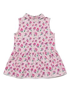 Marni Kids Katoenen jurk met bloemenprint - Roze