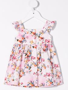 MSGM Kids Jurk met bloemenprint - Roze