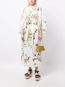 Erdem Nairne floral-print dress - Groen