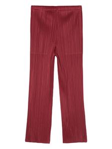 Pleats Please Issey Miyake Monthly Colors: November trousers - Rood
