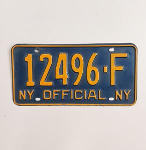 Fiftiesstore New York Official Kentekenplaat - 1970s - Origineel