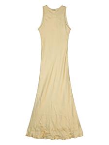 ASPESI floor-lenght dress - Geel