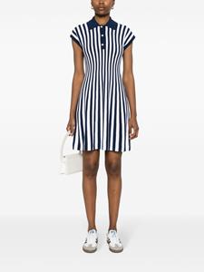 LIU JO striped pearl-embellished dress - Blauw