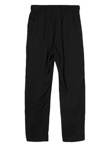 Semicouture Cropped broek met toelopende pijpen - Zwart