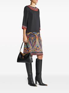 ETRO Jurk met paisley-print - Zwart