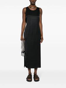 MM6 Maison Margiela side-slit dress - Zwart