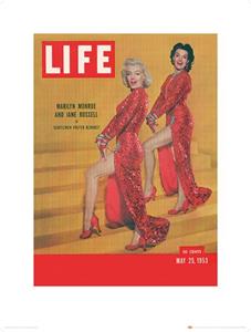 Pyramid Kunstdruk Time Life Life Cover Monroe & Russell 60x80cm