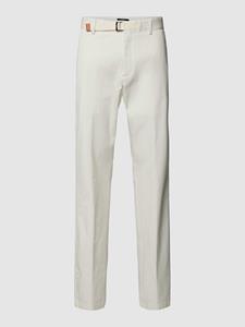 JOOP! Collection Slim fit broek met riem, model 'Harroween'