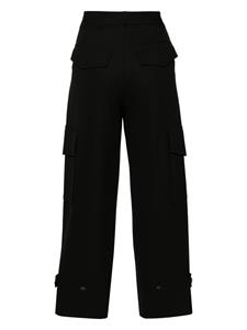 Paul Smith high-waist cropped trousers - Zwart