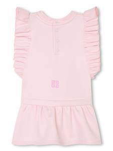 Givenchy Kids Jurk met logoprint - Roze