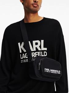 Karl Lagerfeld Schoudertas met logoprint - Zwart