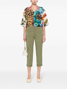 DONDUP Koons cropped trousers - Groen